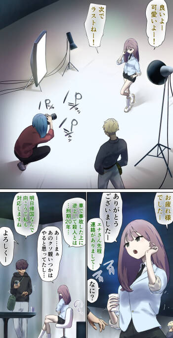 According to the law of the country where I came for the modeling shoot… cover