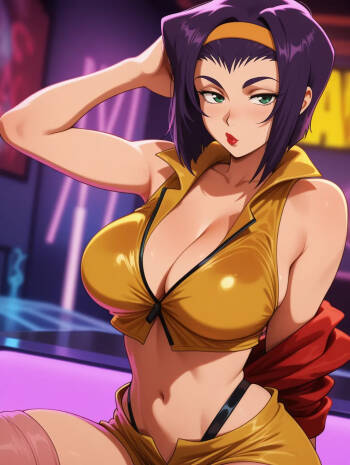 Faye Valentine | Cowboy Bebop 🍸🪩 waifuinvoker ai generated cover