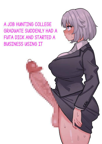 Koutensei Futanari Shuukatsusei ga Chinpo wo Ikashite Kigyou suru Hanashi | A Job Hunting College Graduate Suddenly Had A Futa Dick And Started A Business Using It cover