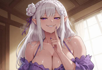EMILIA - RE:ZERO - 110+ IMAGES kranken ai generated cover