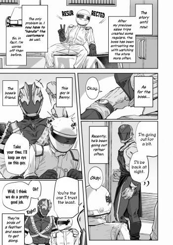 White Full-Face Helmet Consensual Sex Manga cover