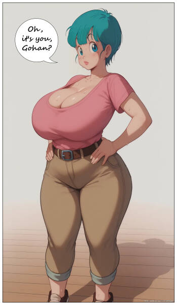 Gohan visits Bulma 1 cover
