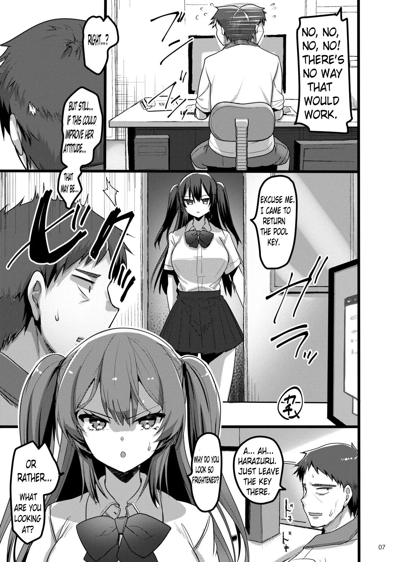 A story of how I hypnotized a student who was only mean to me. page 6 full