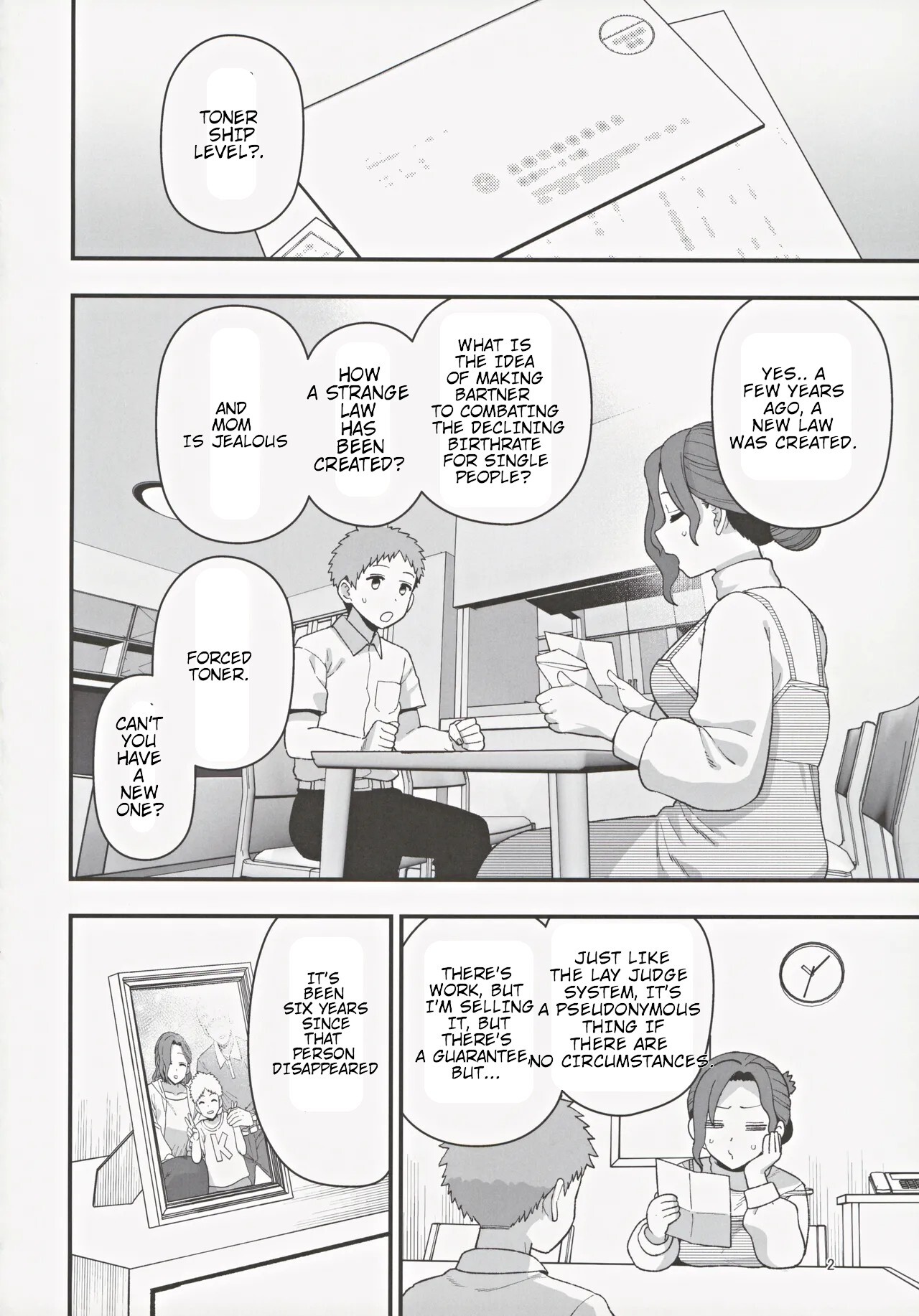 Shoushika Taisaku Partnership ni Erabarete Shimatta Haha to Osu page 3 full