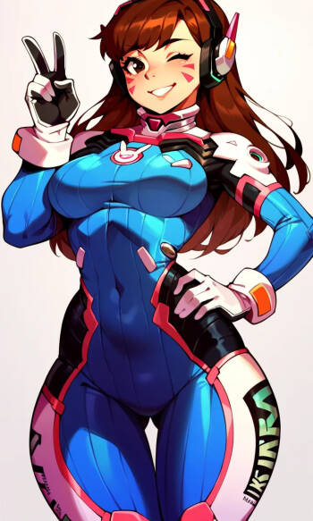 Overwatch - Dva daidoujipv ai generated cover