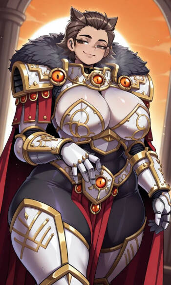 Warhammer 40k - Fem-Horus daidoujipv ai generated cover