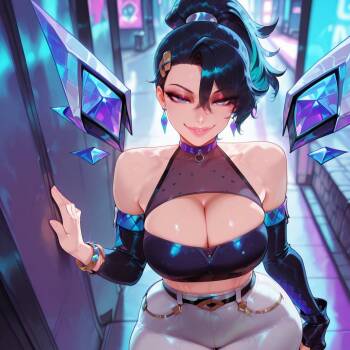 K/DA All Out Kai‘sa septerna ai generated cover