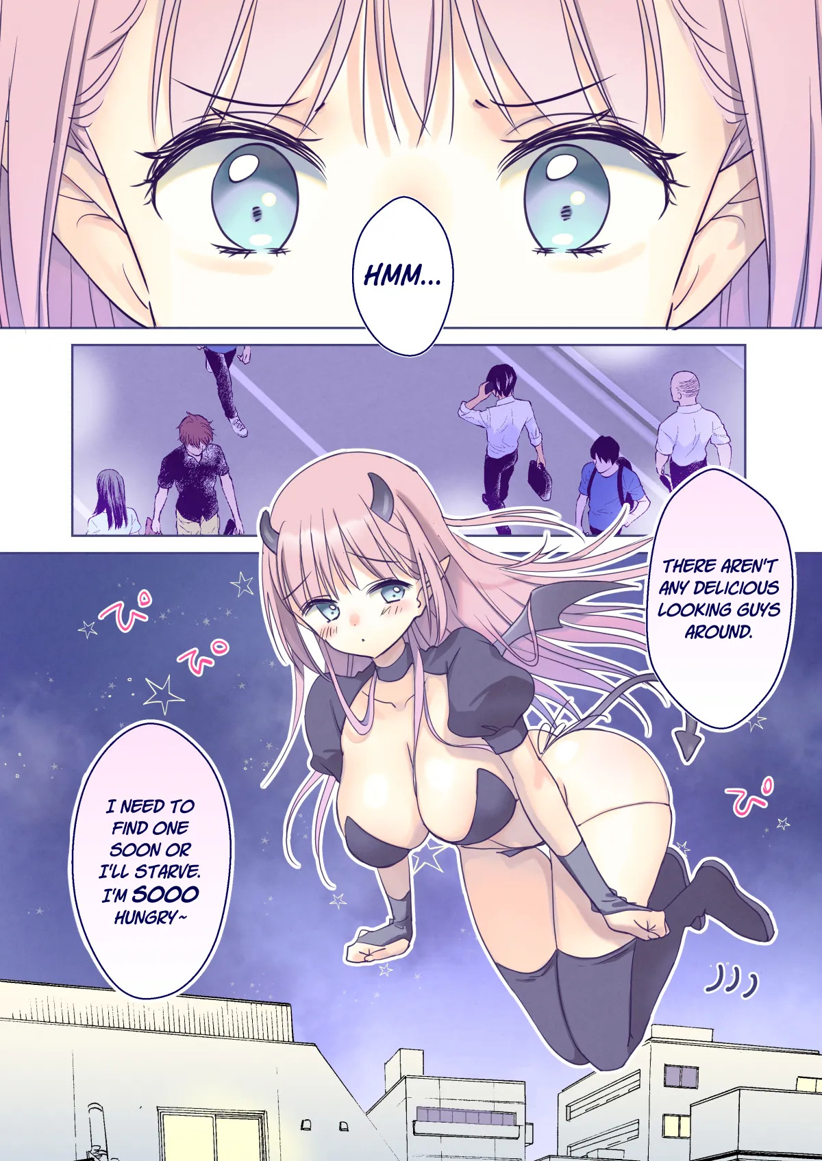 First-Sperm-Loving Succubus' Dinner of Cowgirl & Creampie Sex page 4 full