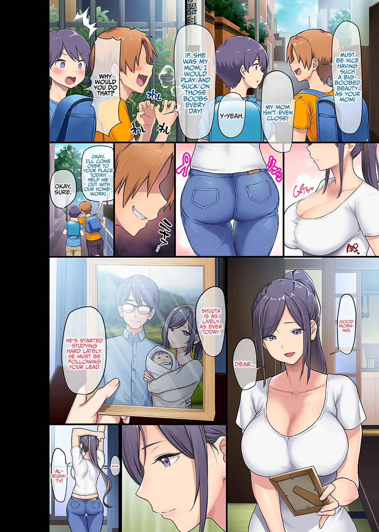 Giant Boobs Widow and Her Son's Very. Very Bad Friend page 3 full