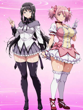 Madoka Kaname x Homura Akemi cover
