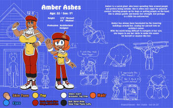 Artist:FlameEliwood  ignatius and amber cover