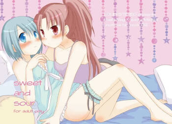 Sweet and Sour-Sayaka x Kyouko Doujinshin. cover