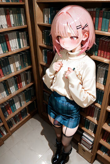 femboy library ai generated cover