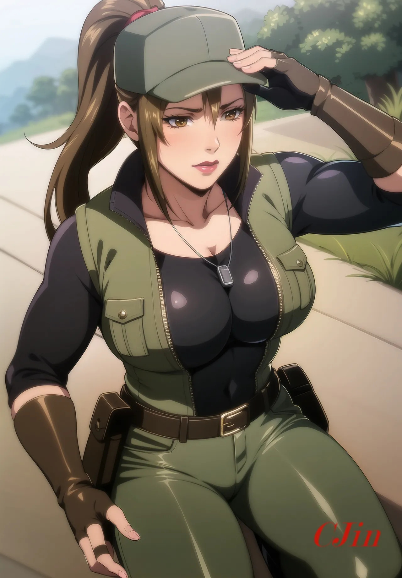 Ai SHIRUSAKI AS SONYA BLADE page 6 full