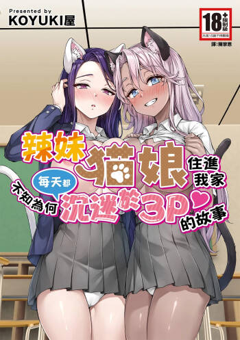 Gal Neko Musume ga Uchi ni Sumitsuite Naze ka Mainichi 3P Zanmai ni Natte Shimau Hanashi | 辣妹貓娘住進我家不知為何每天都沉迷於3P的故事 cover