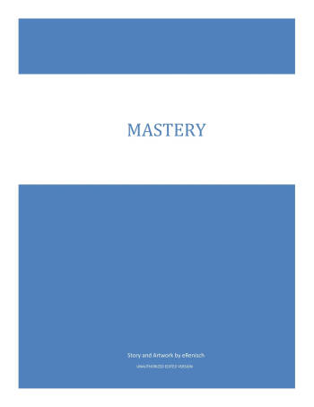 Mastery Part 1 cover