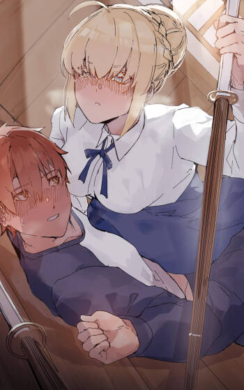 Sword and Sheath. Saber x Shirou cover