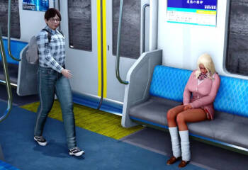In the subway cover