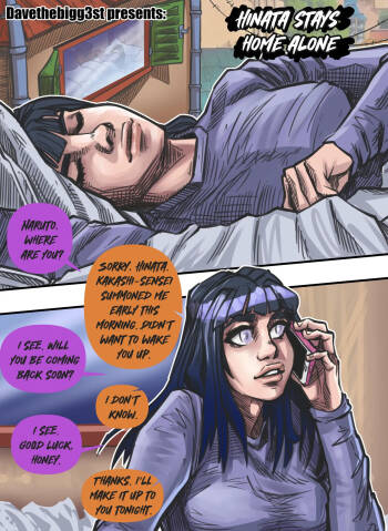 Hinata stays home alone cover