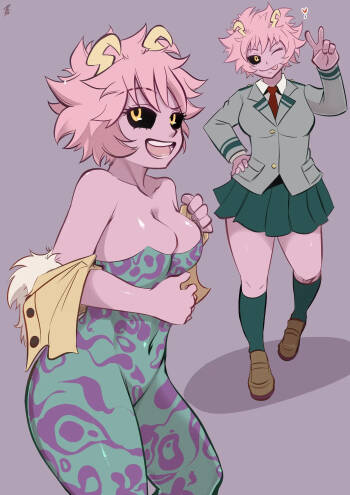 Mina Ashido sketch cover