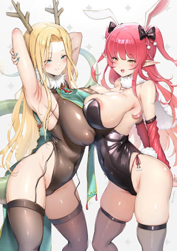 2024新旧干支ガール お口奉仕の図 cover
