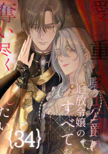 ai ga omoi kishi koushaku ha、tuihou reijou no subete wo ubai tukushitai。 | 爱得太深沉的骑士公爵，想要夺得流放千金的一切。 34 cover