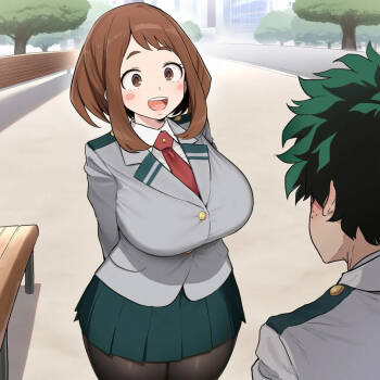 Ochako x Mineta cover