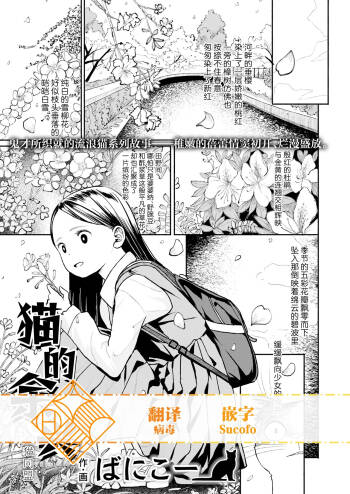 『猫的余兴 人猫同盟』 cover