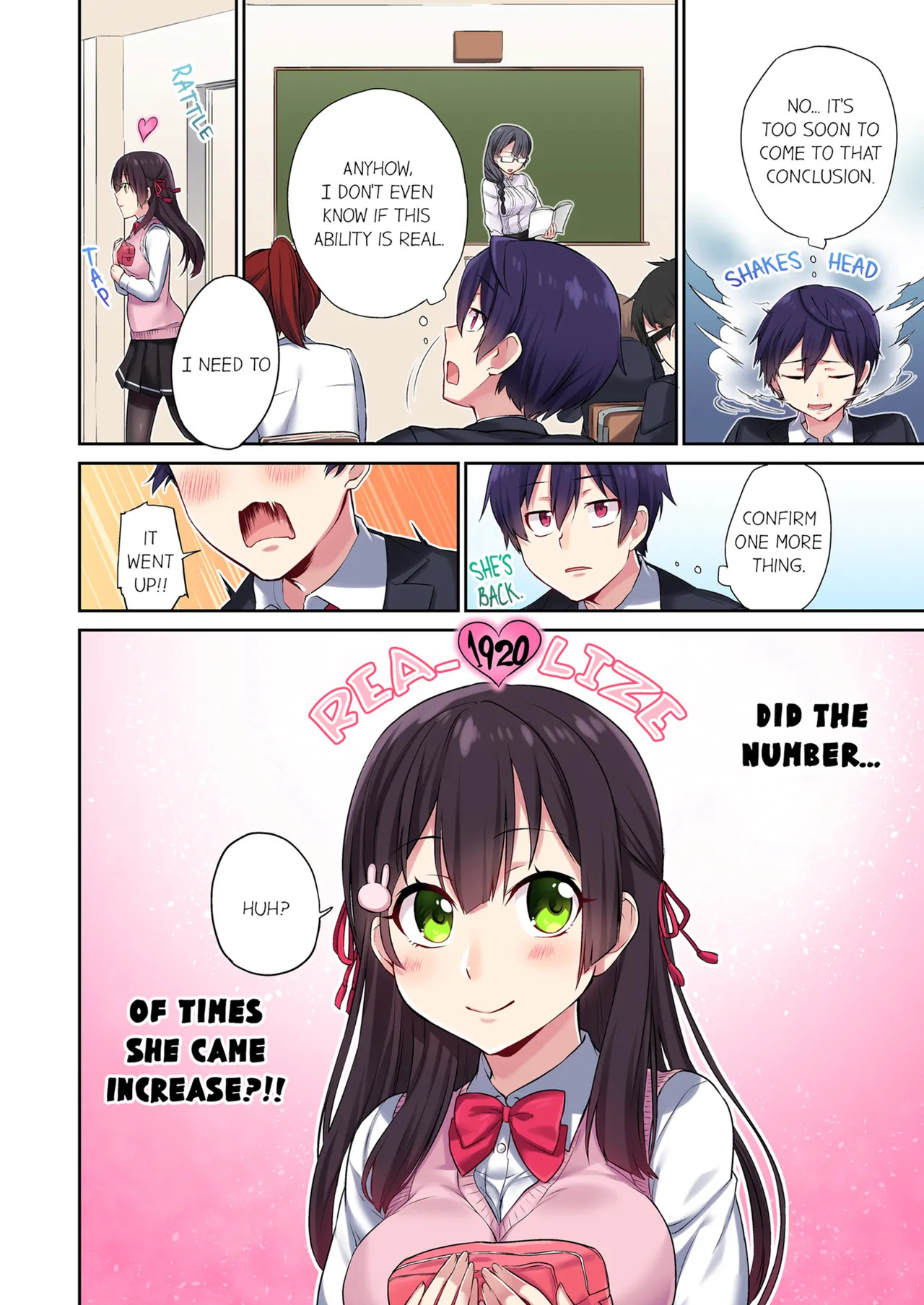 Committee Chairman, Didn't You Just Masturbate In the Bathroom? I Can See the Number of Times People Orgasm Vol. 1-3 page 10 full
