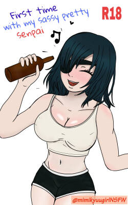 First time with my pretty senpai