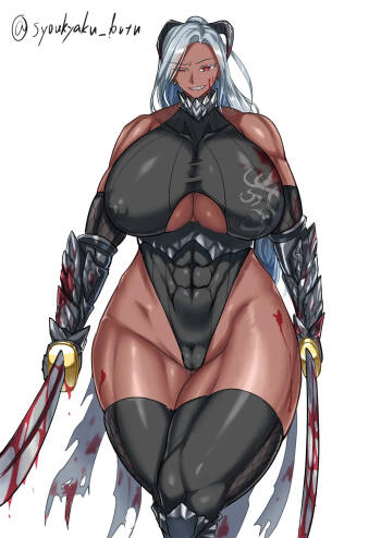 褐色ムチバキ女戦士 cover