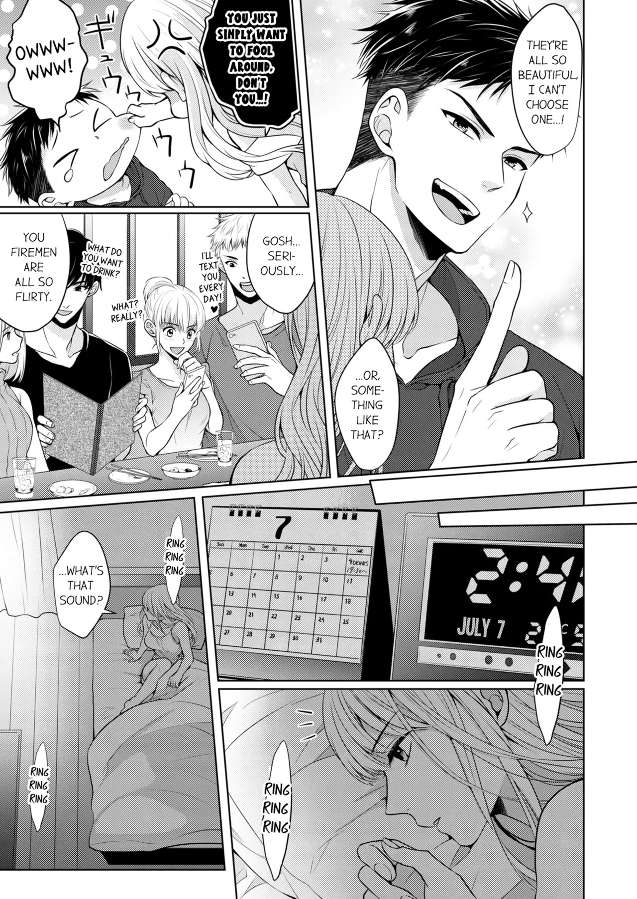 Yubisaki Kara Honki no Netsujō ～ Chara Otoko Shōbōshi wa Massuguna me de Watashi o Daita ～ | Fire in His Fingertips Vol. 1-11 page 5 full