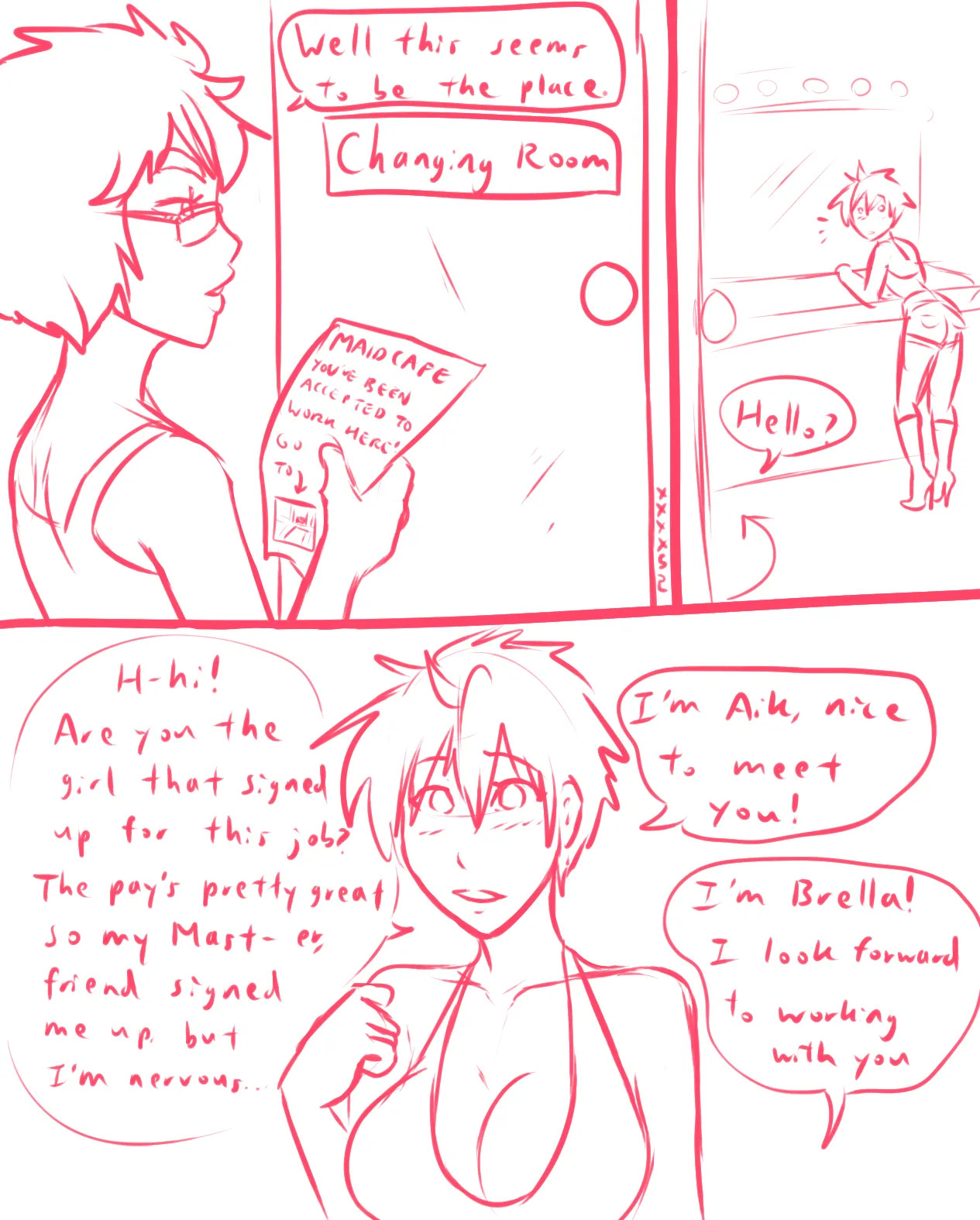 Maid Cafe page 1 full