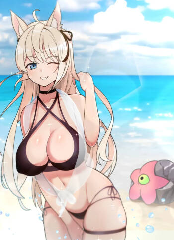 Miqo'te and starfish cover