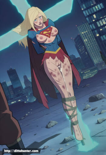 Supergirl  Monster Horde Overwhelms Her Holes cover