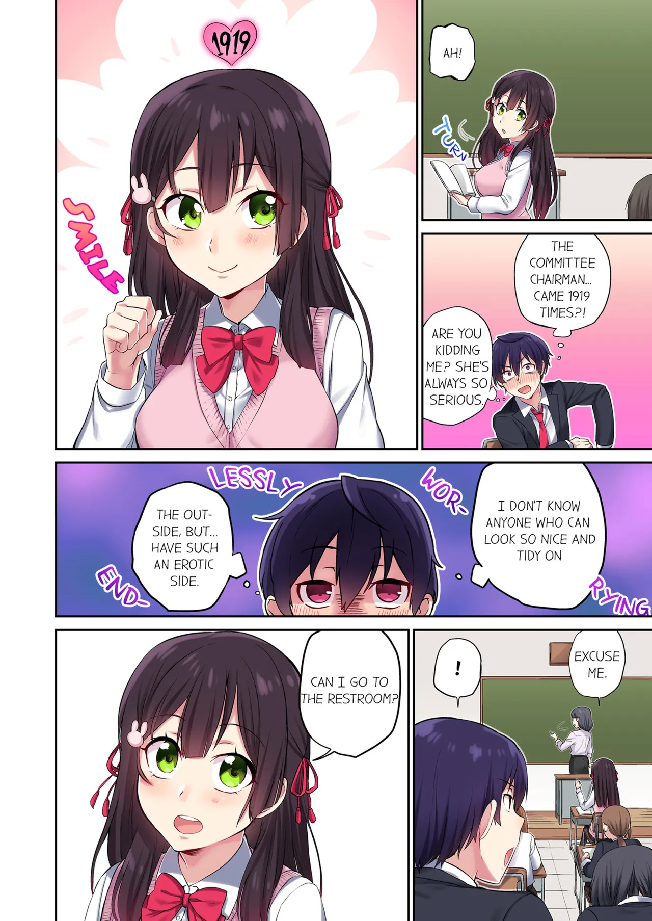 Committee Chairman, Didn't You Just Masturbate In the Bathroom? I Can See the Number of Times People Orgasm Vol. 1-4 page 8 full