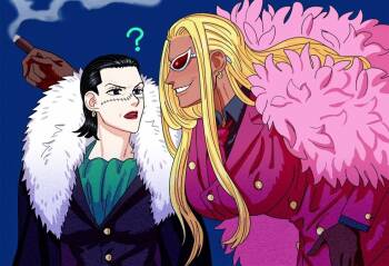 DoflamingoxCrocodile yuri/shota by @mg_cls/白 cover