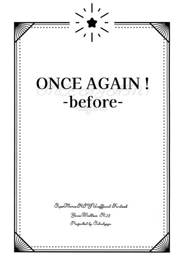 ONCE AGAIN! -before- cover