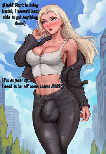 Futa x Femboy Blowing off steam cover