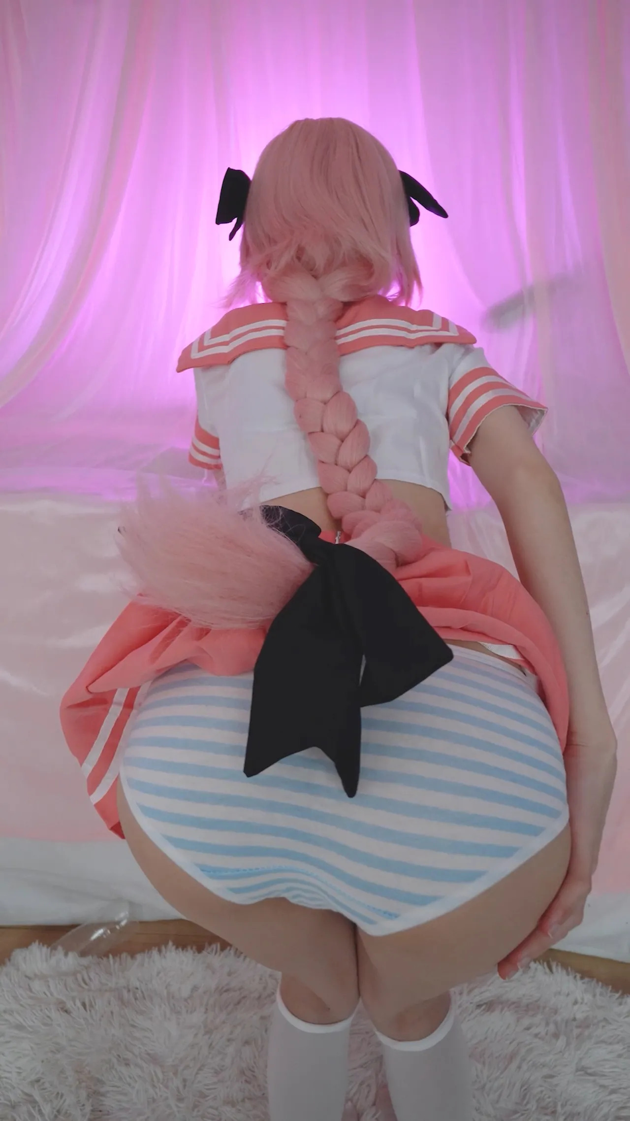 【２衣装_４発中出し】在宅20代OLコスプレイヤー、FGOアストルフォ＆***島風で4回中出し！男の娘コスなのに妊娠のリスクにドキドキ/// page 10 full