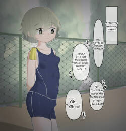 [Sena] Clit ga Oukii Koto ga Suiei no Jugyou de Barechatta Onnanoko I Girl with large clit [English]