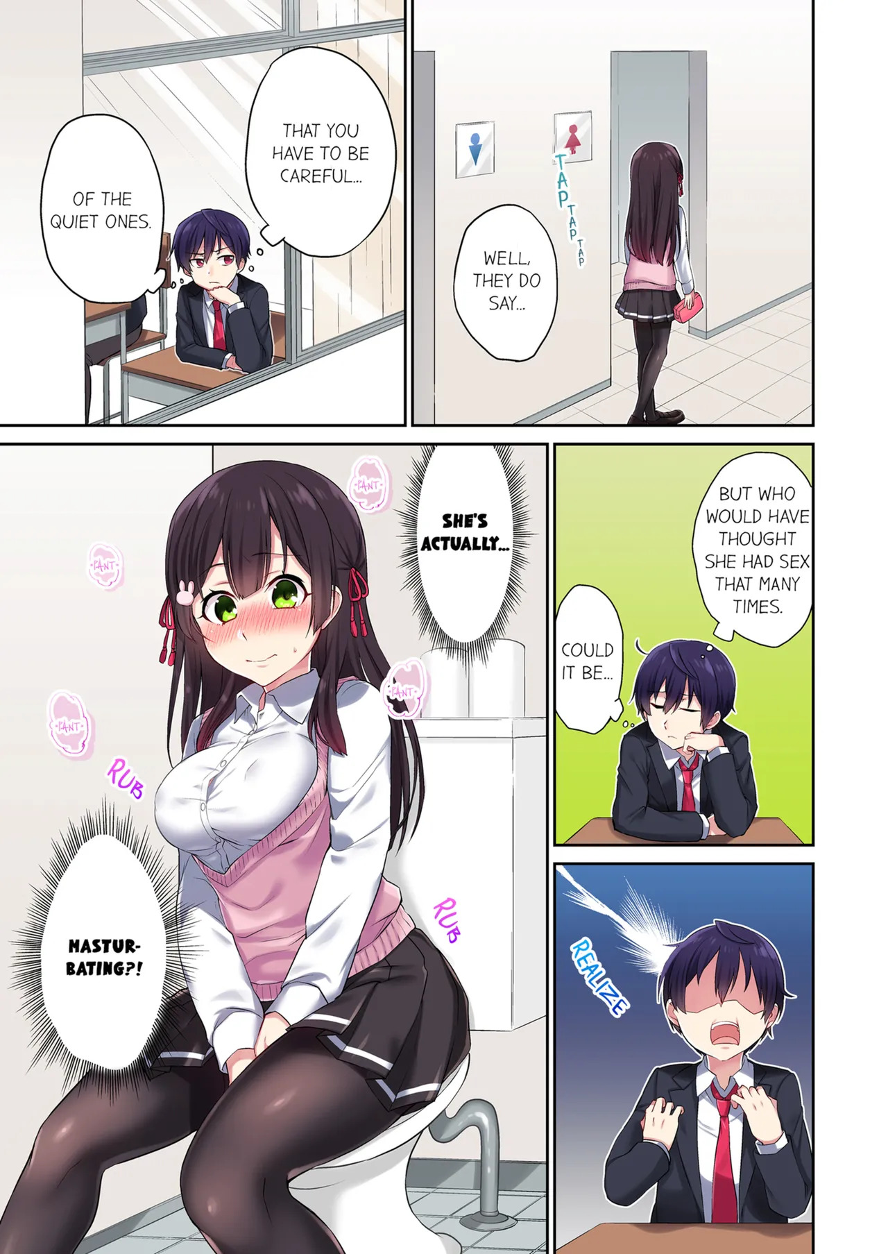 Committee Chairman, Didn't You Just Masturbate In the Bathroom? I Can See the Number of Times People Orgasm Vol. 1-11 page 9 full