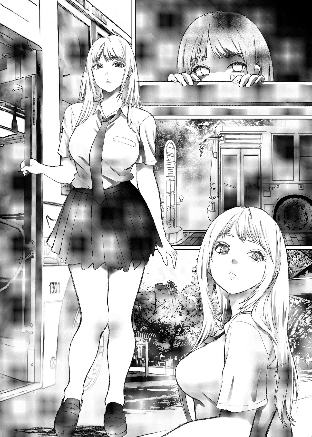 Kotori-chan no Sainan 4  Revival Bus-tsuu ni shita Kyonyuu J-kei ga Busjack Rinkan no Kei ni Shosareru Hanashi. page 3 full