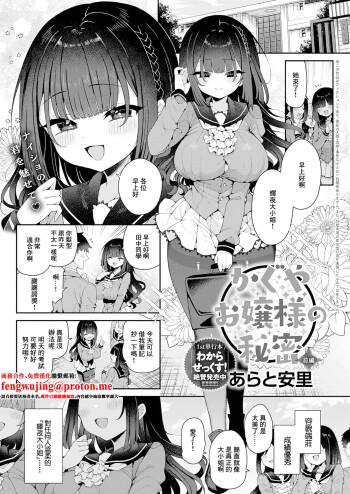 かぐやお嬢様の秘密 前編 cover