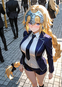 [KALA AI NSFW (VAMA)] - Jeanne D'Arc (Ruler) (Fate) (Patreon) (AI Generated)