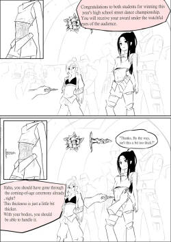 (R-18G)[ーYuna かみしろ(Pixiv)] High School Dance Competition Winners (English)