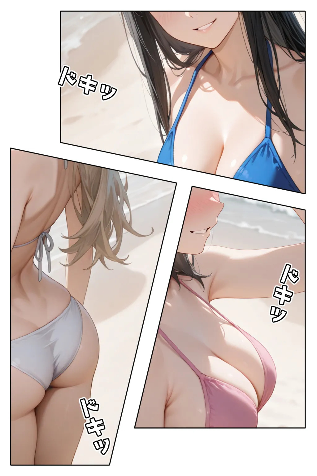 水着美女たちが俺に絶対服従なプライベートビーチ 1-2 page 2 full