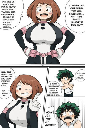 Ochako Uraraka vs Izuku Midoriya cover