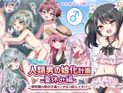 Jinrui Otokonoko-ka Keikaku Natsuyasumi Hen ~Shotaimen no Otoko no Ko-tachi to ikinari Hatsu-Ecchi!?~