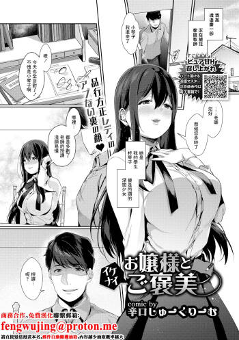 辛口しゅーくりーむ_お嬢様とイケナイご褒美 cover